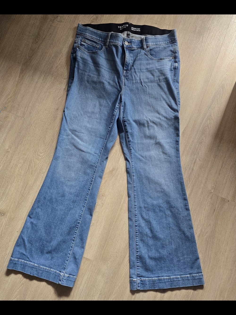 torrid Light Blue Flare Jeans